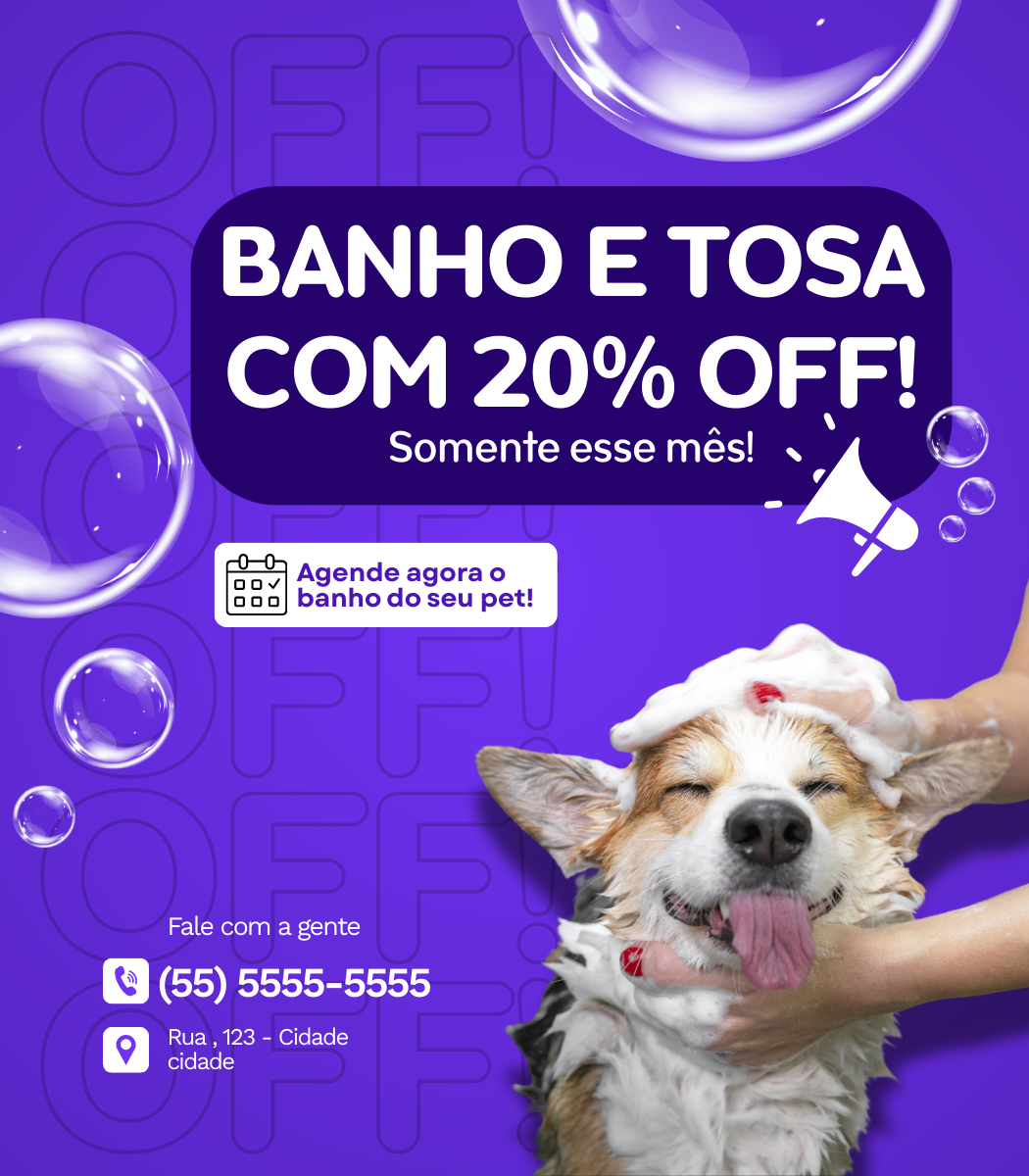 Post para instagram promoção petshop colorido chamativo (1)